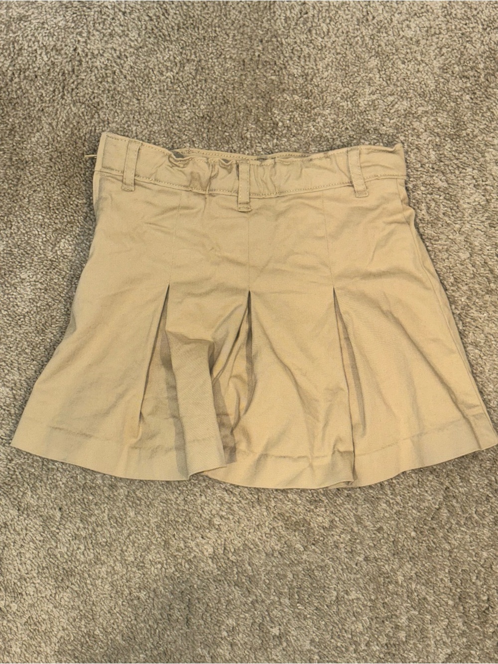 Gymboree Tan Pleated Skort with Belt Loops - Picture 2 of 4